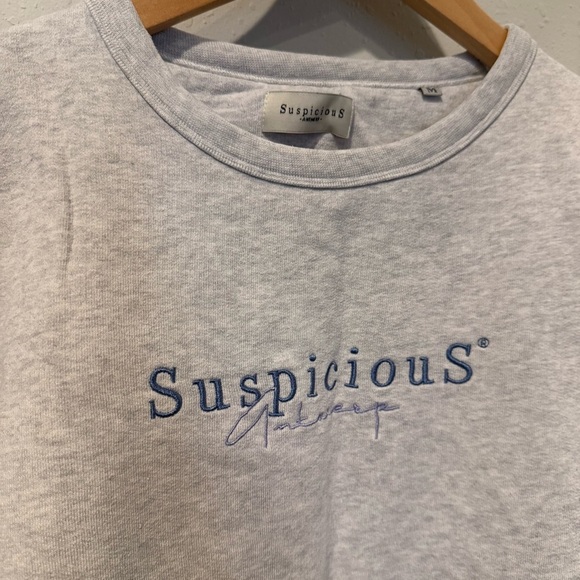 Suspicious Antwerp Sweatshirt in Grey - Picture 3 of 3